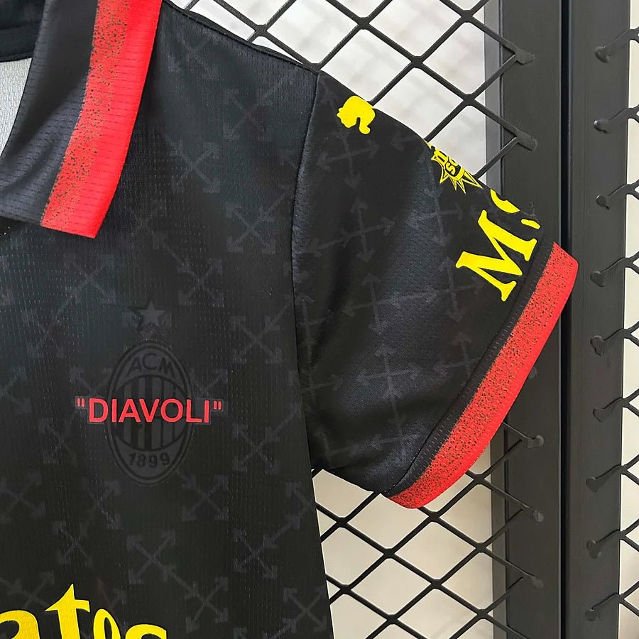 AC Milan x Off White 2024 Black Jersey