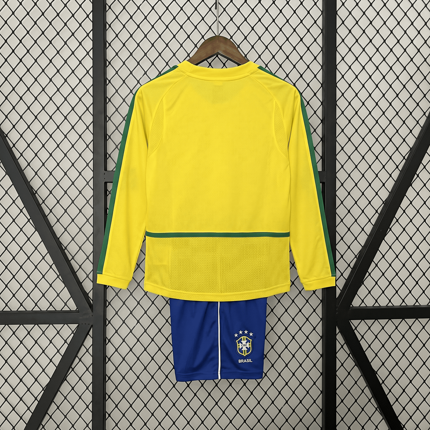 Brazil 2002 L/S Home Jersey