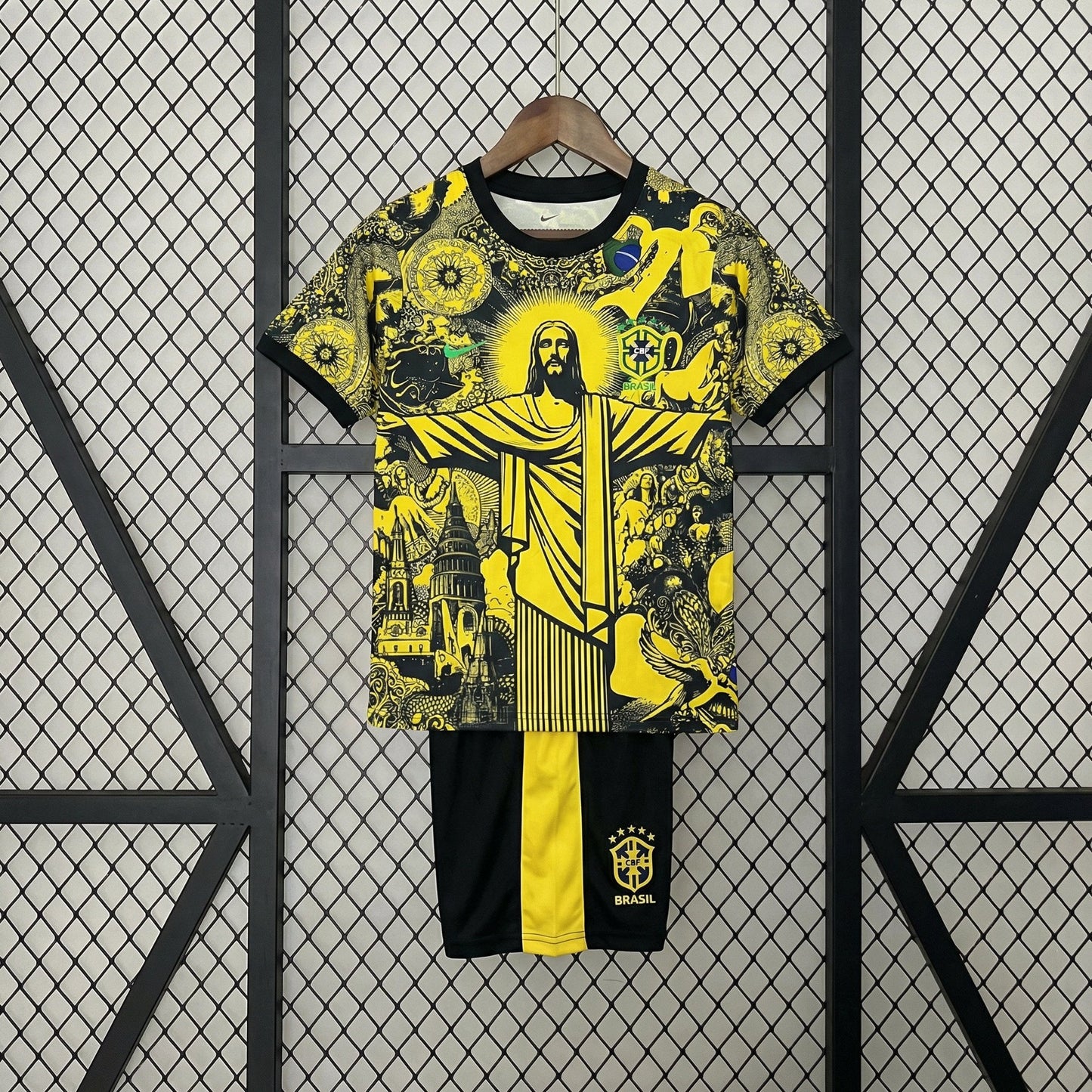 Brazil Jesus 2024 Yellow Jesus Jersey