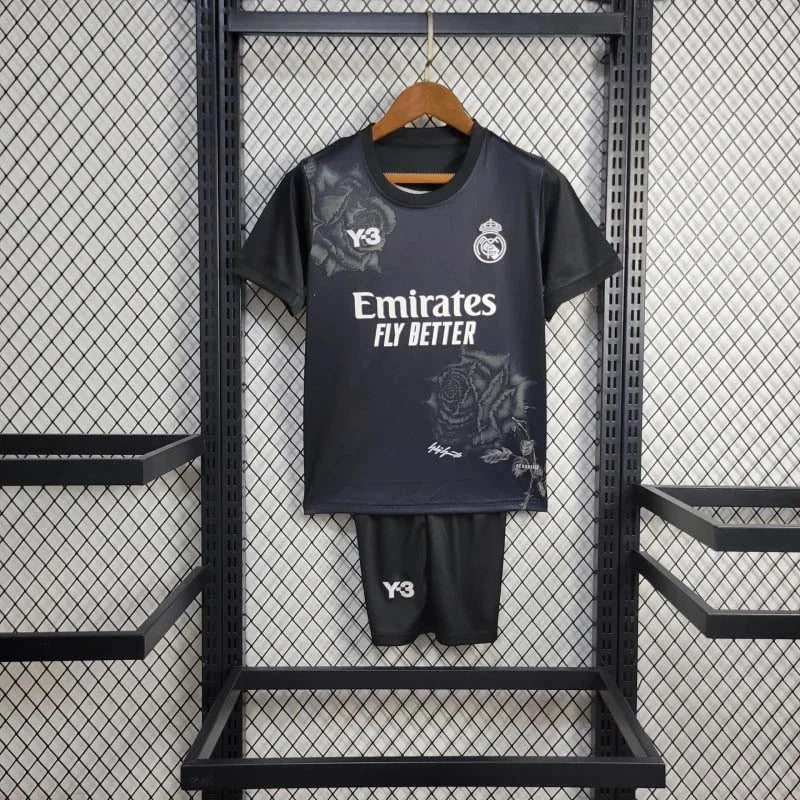 Real Madrid 2024 Y3 Rose Black Jersey