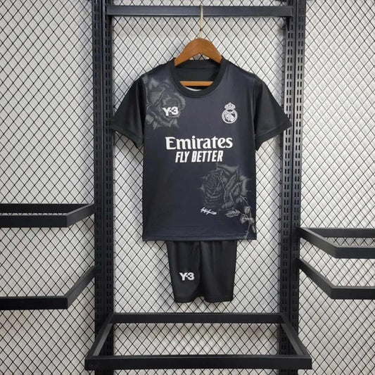 Real Madrid 2024 Y3 Rose Black Jersey