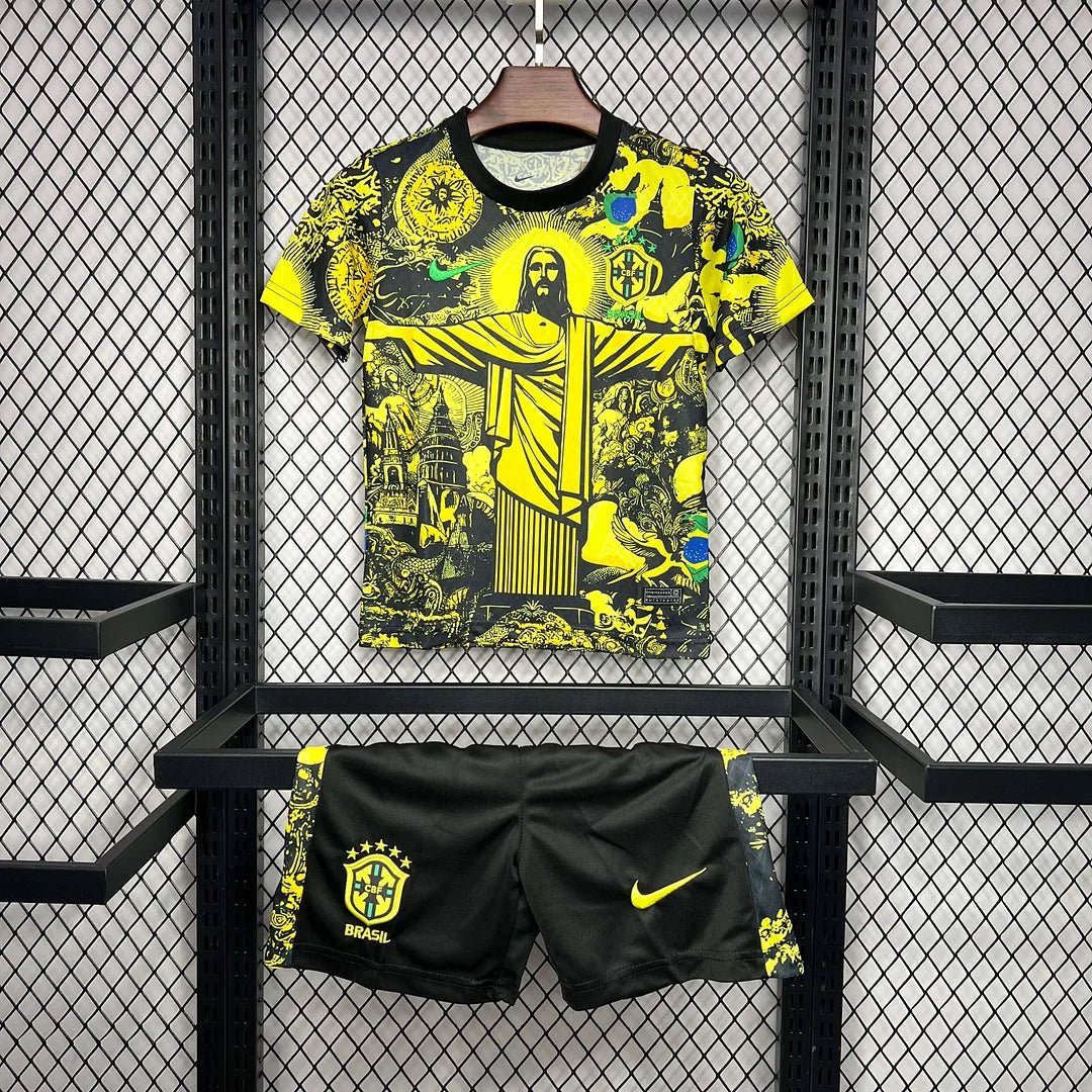 Brazil Jesus 2024 Yellow Jesus Jersey