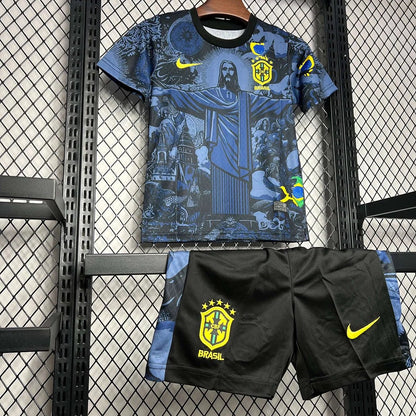 Brazil Jesus 2024 Blue Jersey