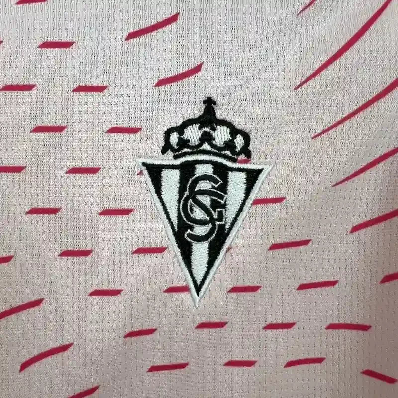 24/25 Kids Sporting de Gijón Soccer Jersey Second Away