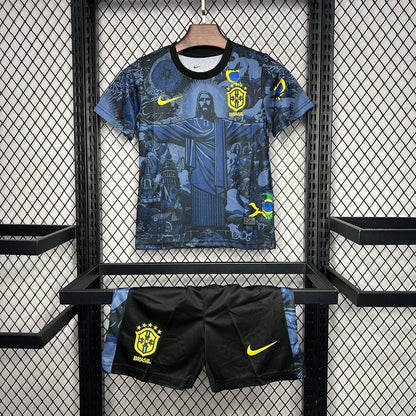 Brazil Jesus 2024 Blue Jersey