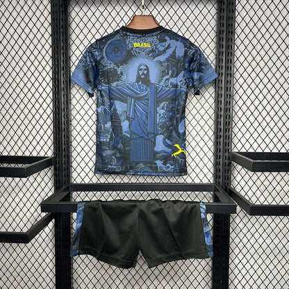 Brazil Jesus 2024 Blue Jersey