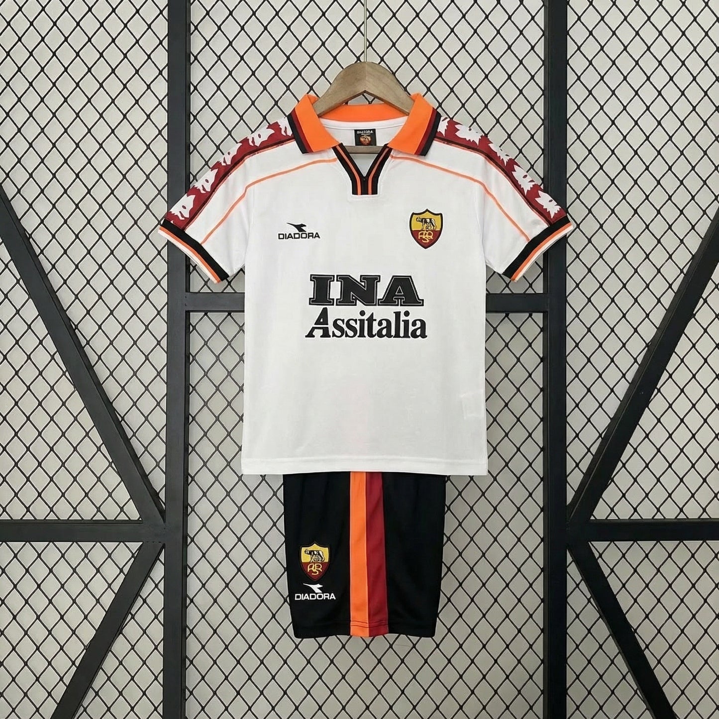 Camiseta de Visitante Roma 1999