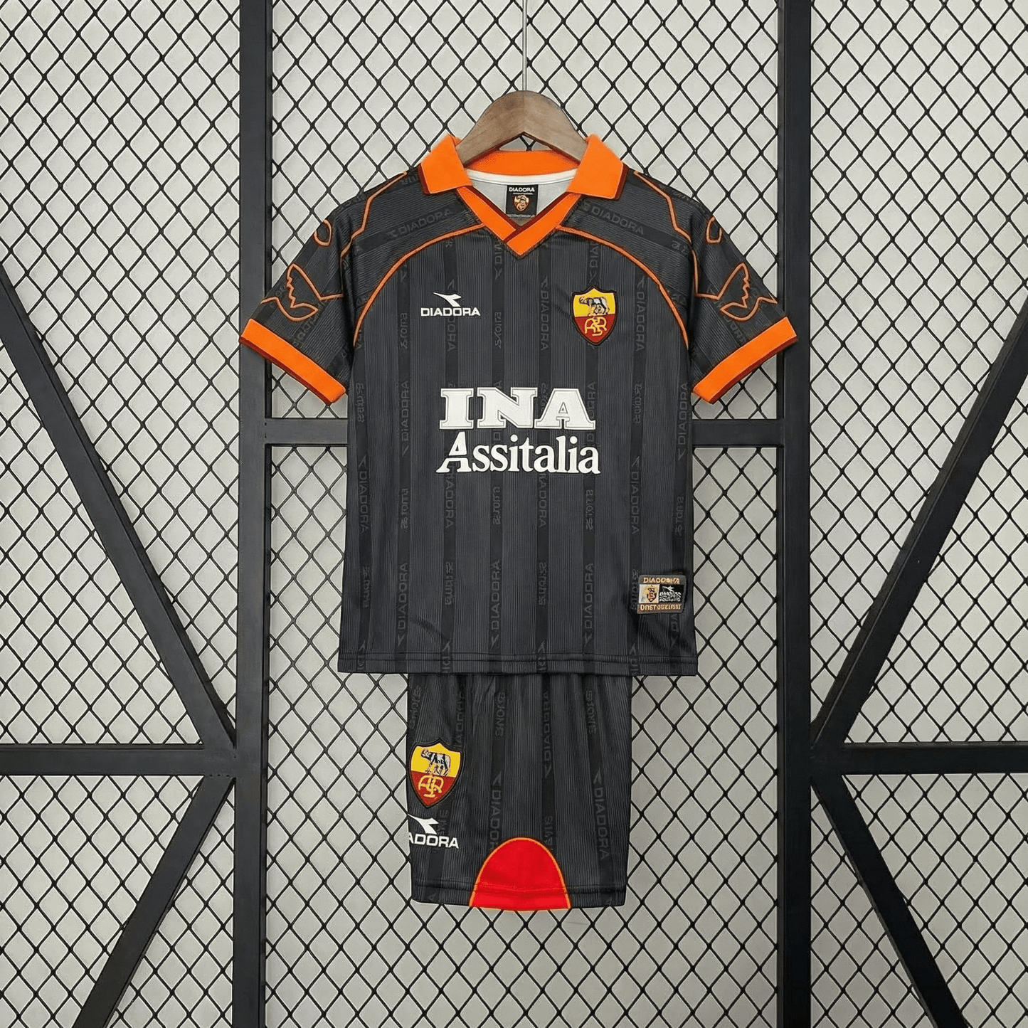 Camiseta tercera de visitante Roma 1999