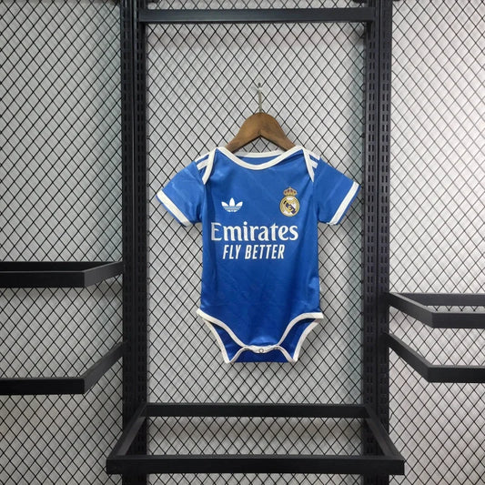 Real Madrid 2025 Baby Third Bodysuit