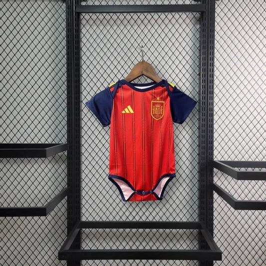 Spain 2026 Word Cup Baby Home Bodysuit