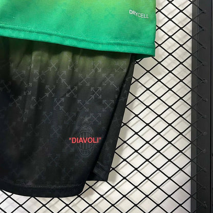 AC Milan x Off White 2024 Black Jersey