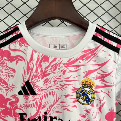 Real Madrid 2025 Pink Dragon Special Jersey