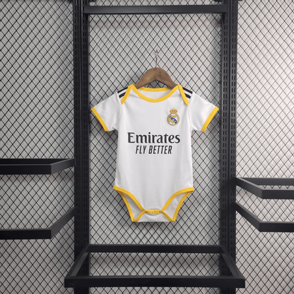 Real Madrid 2025 Home Baby Bodysuit