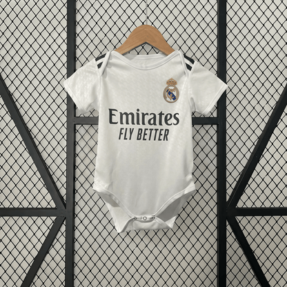 Real Madrid 2024 Home Baby Bodysuit