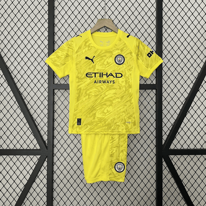 Maillot de gardien de but jaune Man City 2025