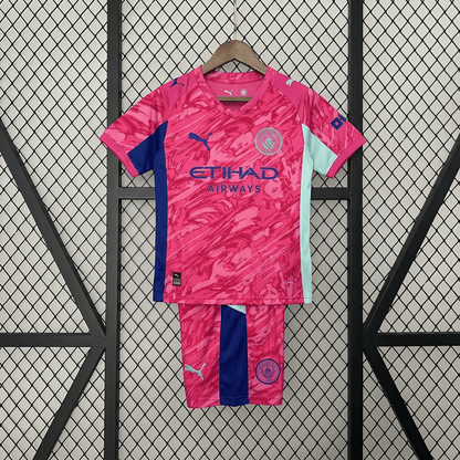 Man City 2025 Doelman Fluoro Roze