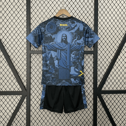 Brazil Jesus 2024 Blue Jersey
