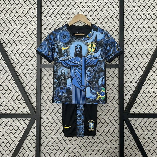 Brazil Jesus 2024 Blue Jersey