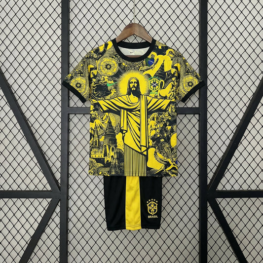 Brazil Jesus 2024 Yellow Jesus Jersey